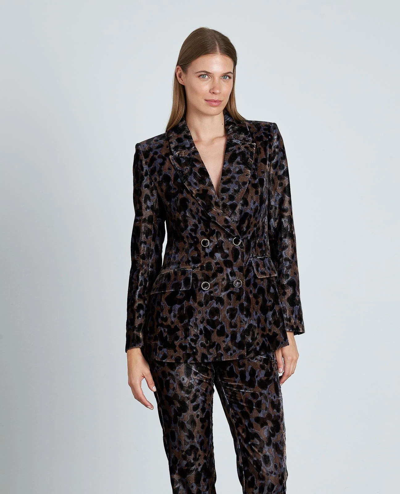 BLAZER TERCIOPELO ESTAMPADA - Image 4