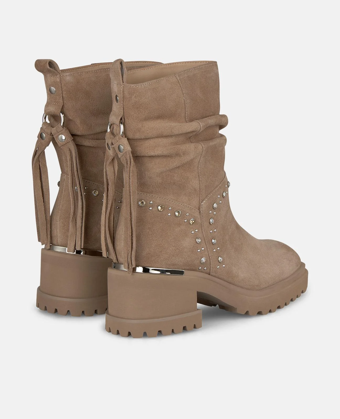 BOTÍN TACÓN ANCHO TACHAS - Image 3