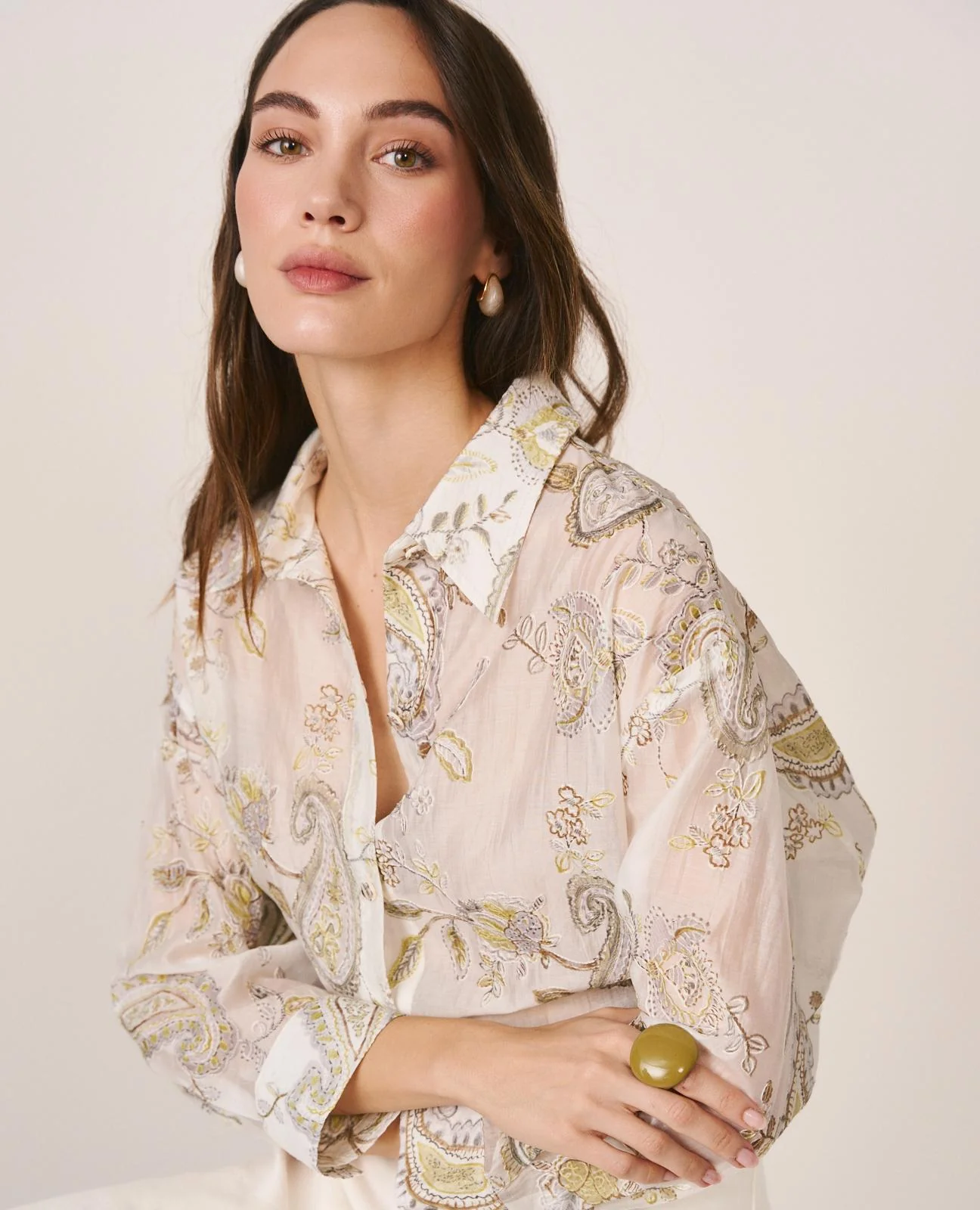 CAMISA BORDADO PAISLEY - Image 4