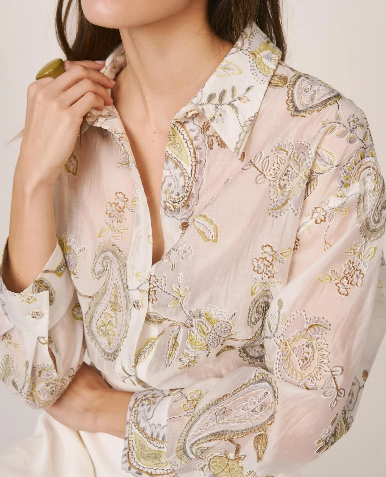 CAMISA BORDADO PAISLEY - Image 5