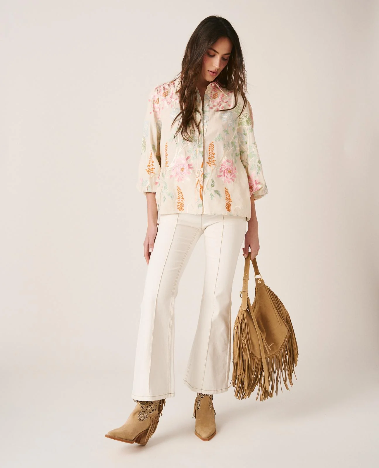 CAMISA BORDADOS FLORES - Image 6