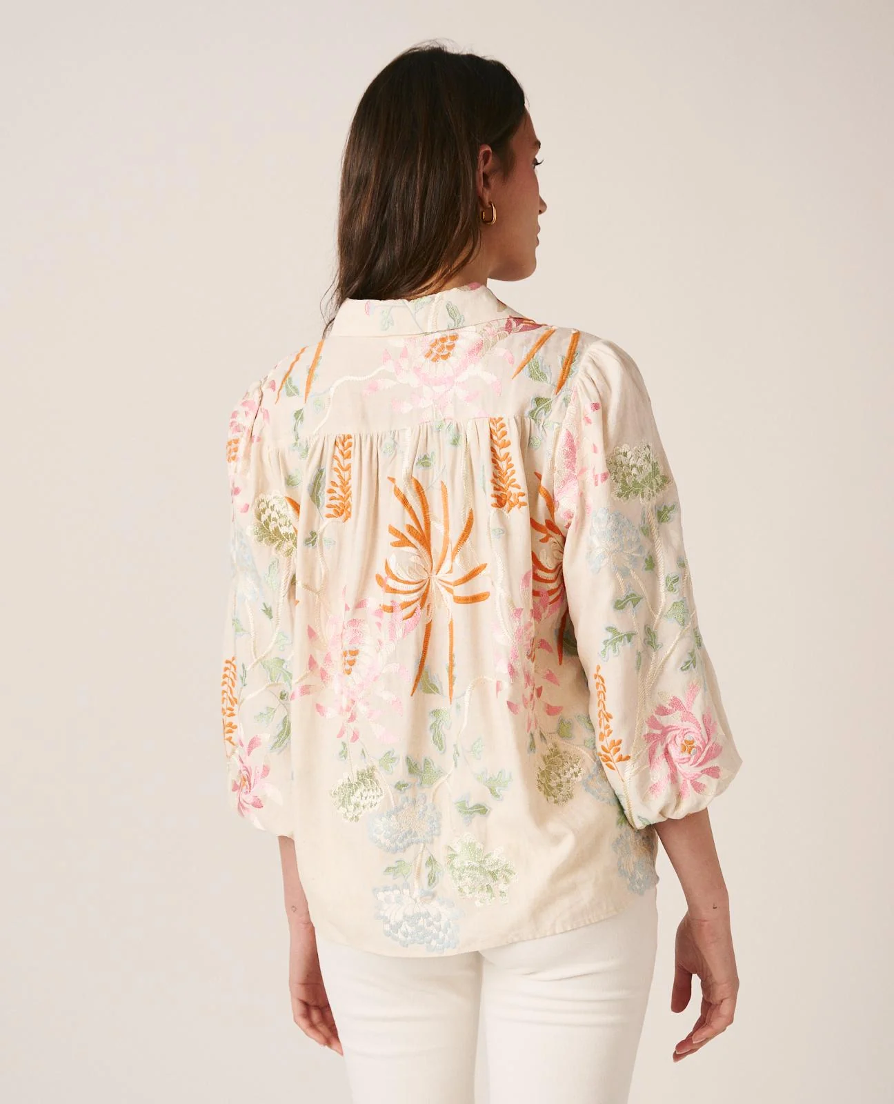 CAMISA BORDADOS FLORES - Image 7