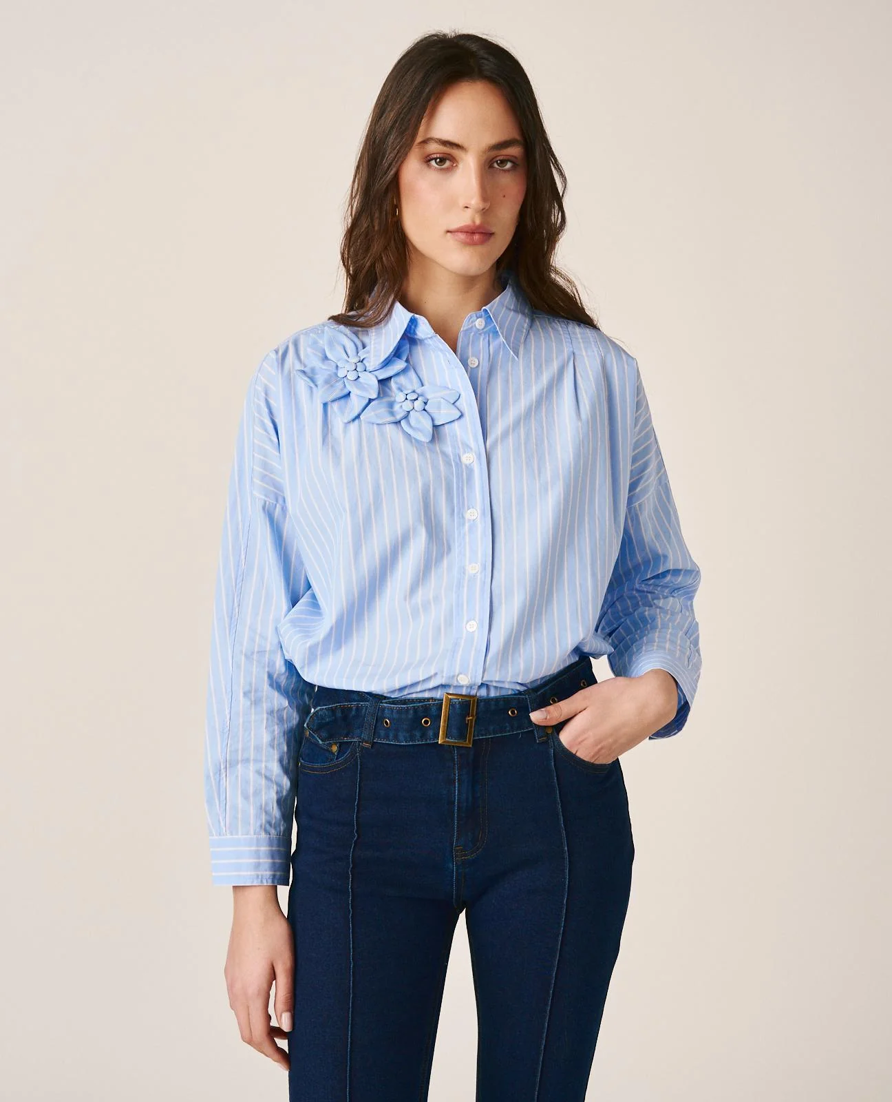 CAMISA RAYADA FLORES - Image 5