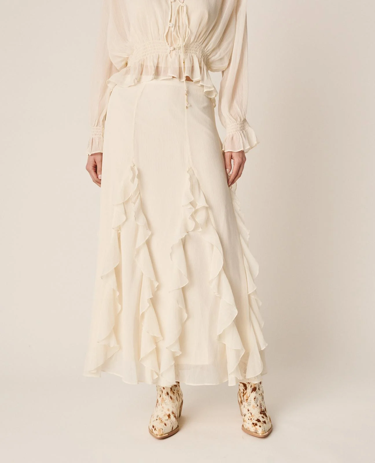 FALDA MIDI VOLANTES - Image 3