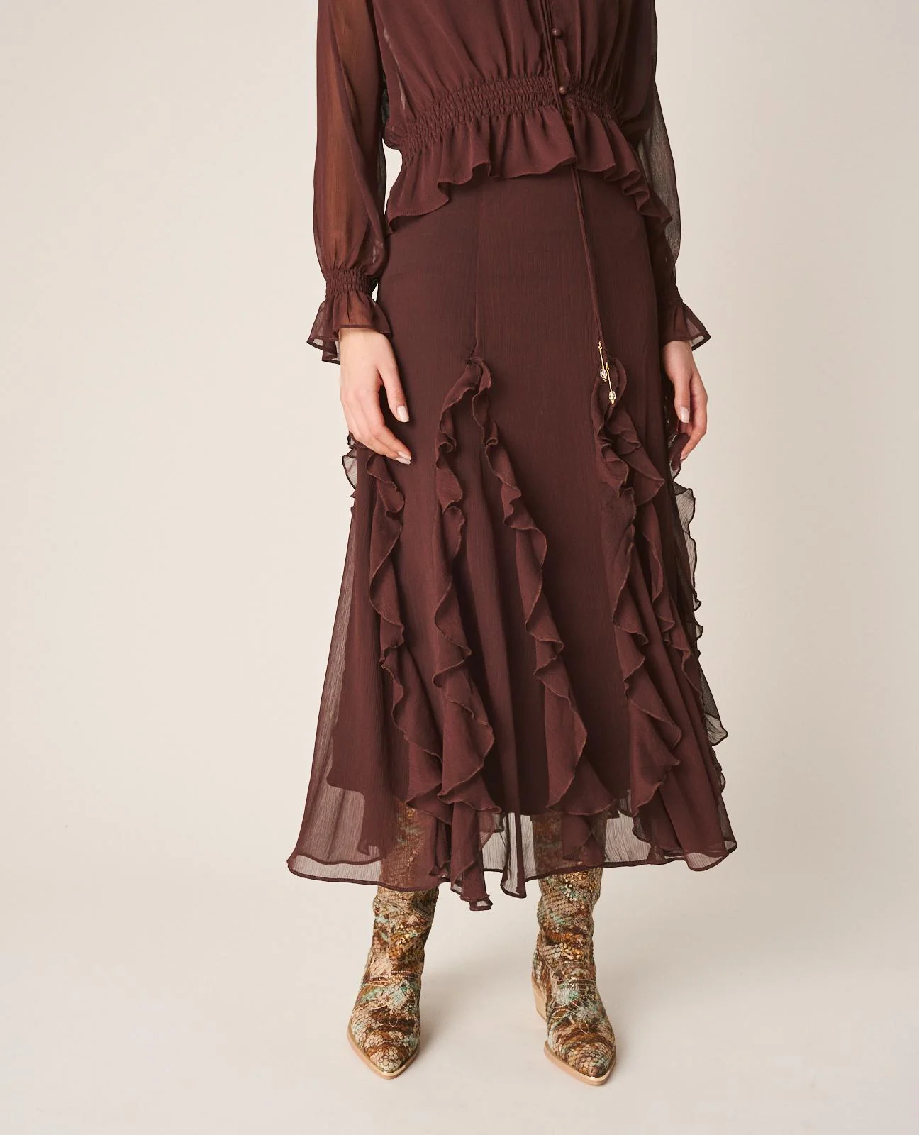 FALDA MIDI VOLANTES - Image 3