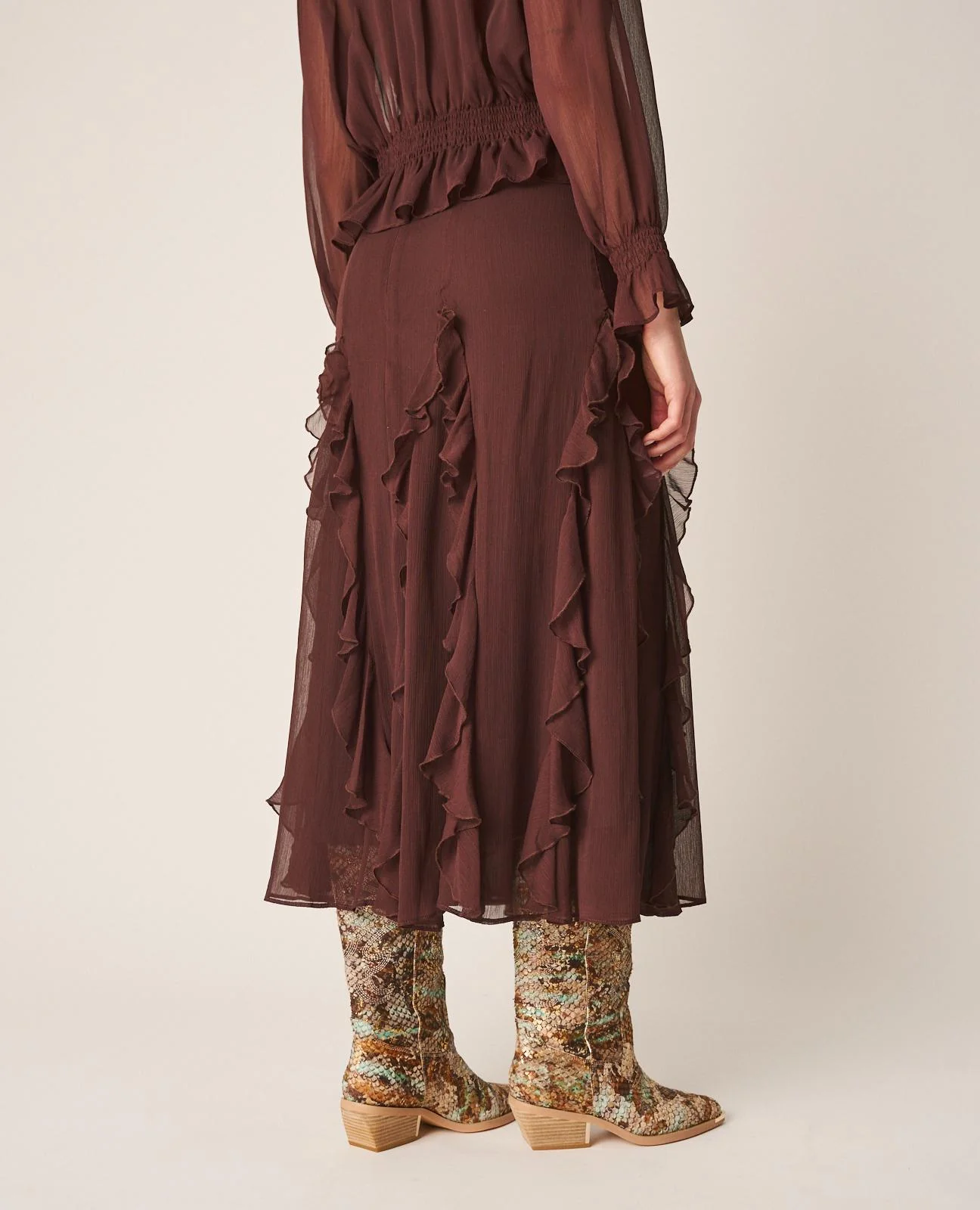 FALDA MIDI VOLANTES - Image 4