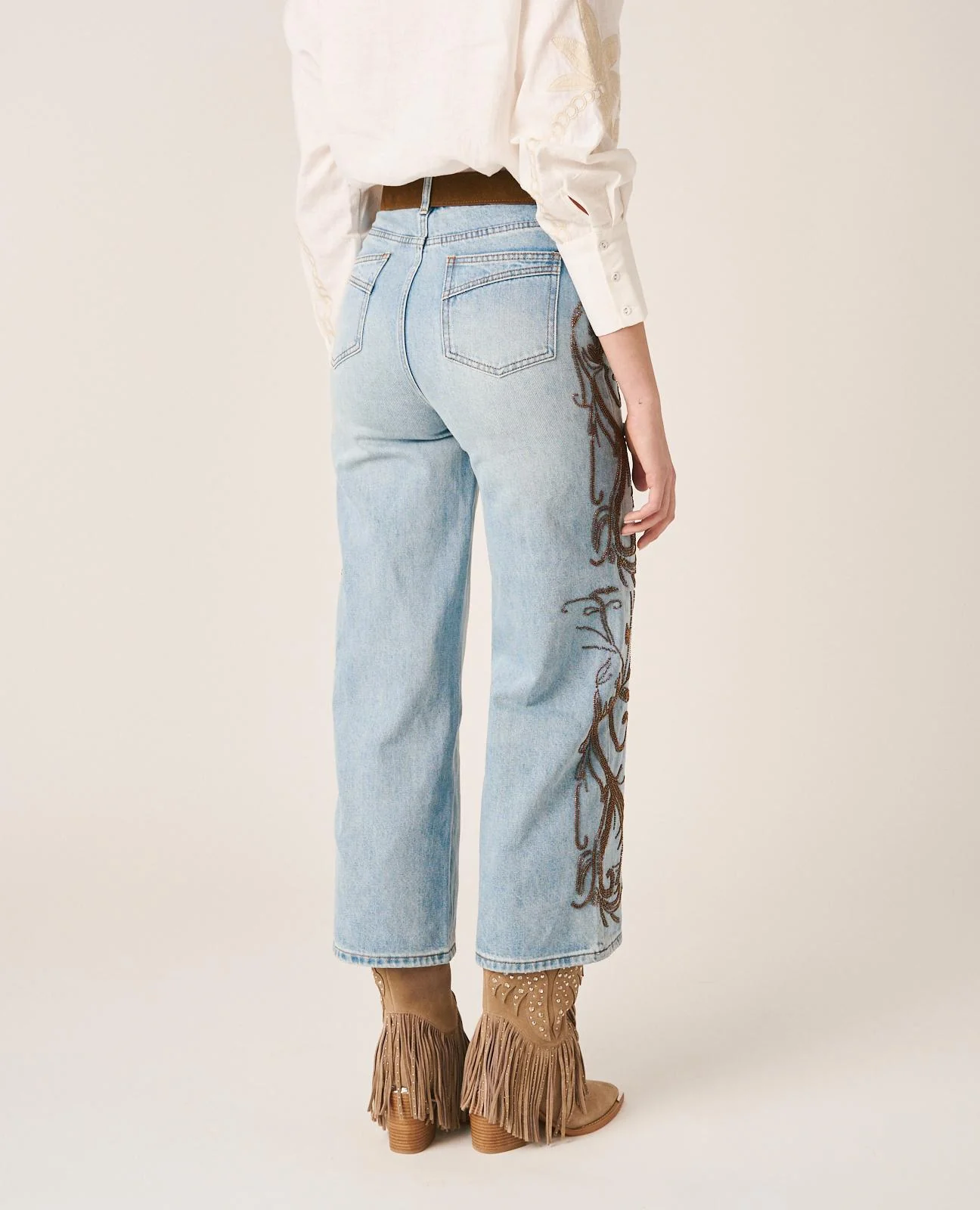 PANTALÓN DENIM DETALLES - Image 7