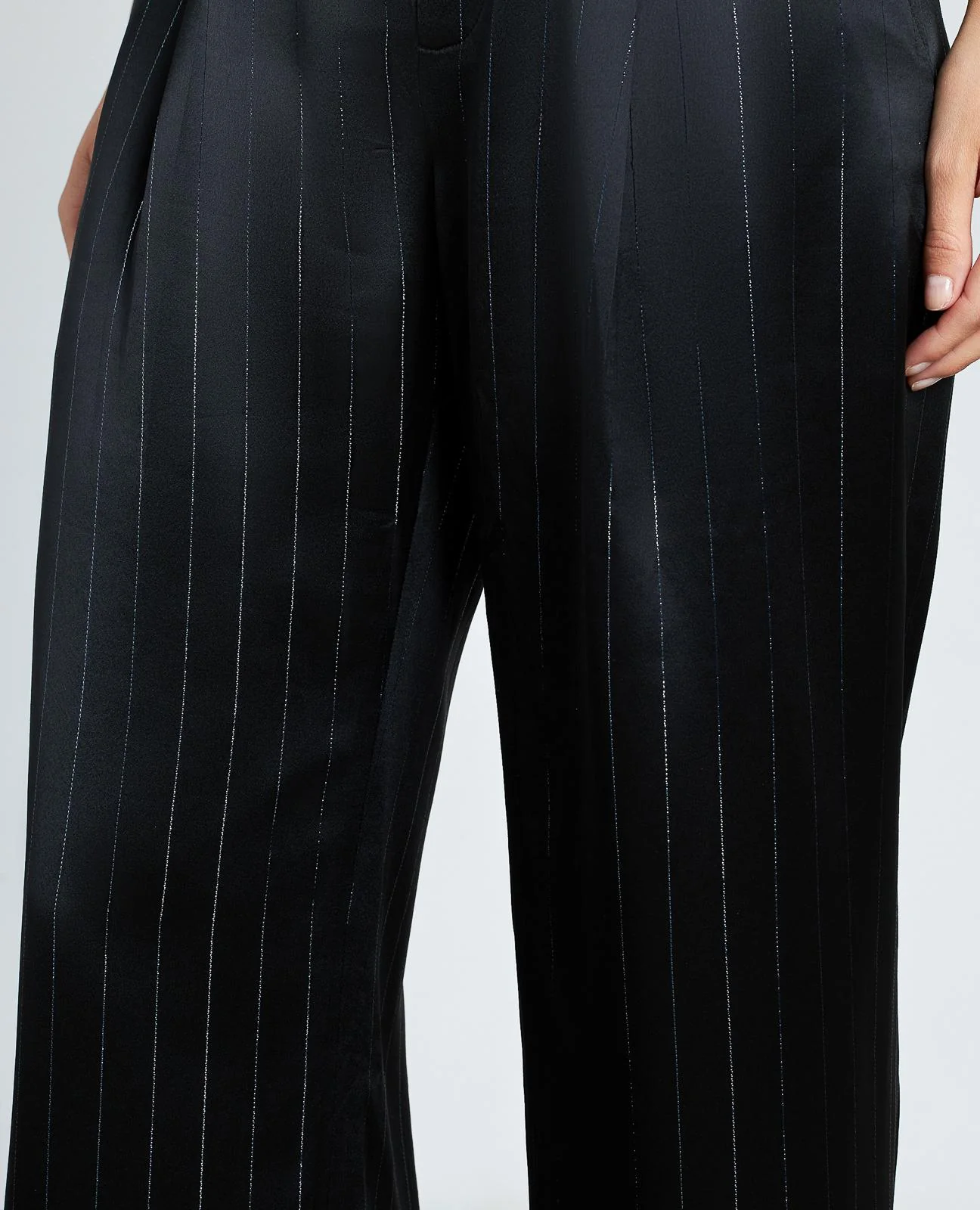 PANTALÓN DIPLOMÁTICO RAYA METALIZADA - Image 5