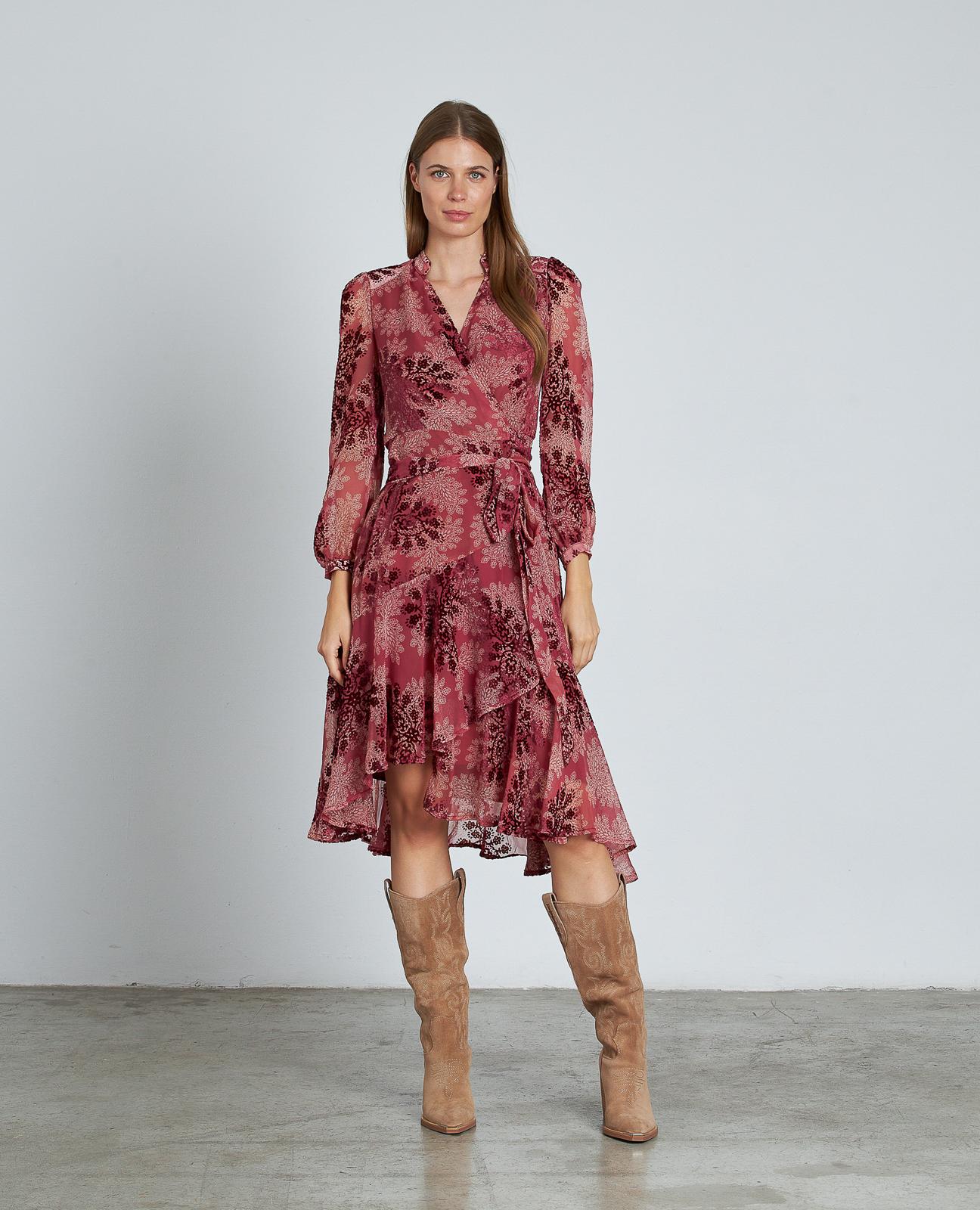 VESTIDO DETALLES TERCIOPELO - Image 3