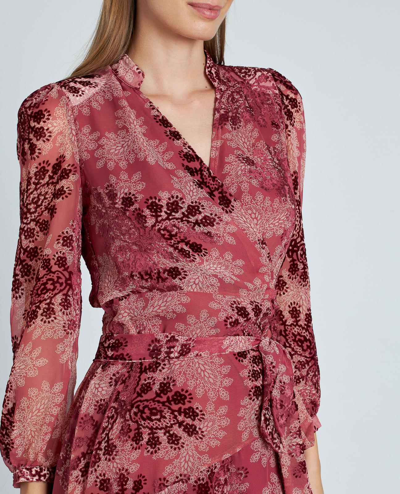 VESTIDO DETALLES TERCIOPELO - Image 4